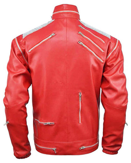 Michael Jackson Beat It Genuine Leather Jacket