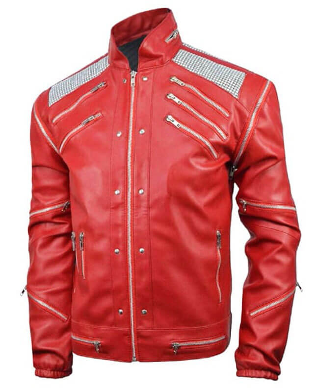 Michael Jackson Red Leather Jacket