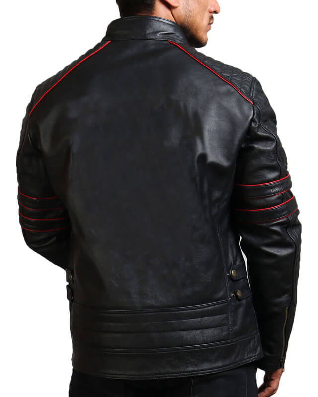 Red And Black Leather Jacket