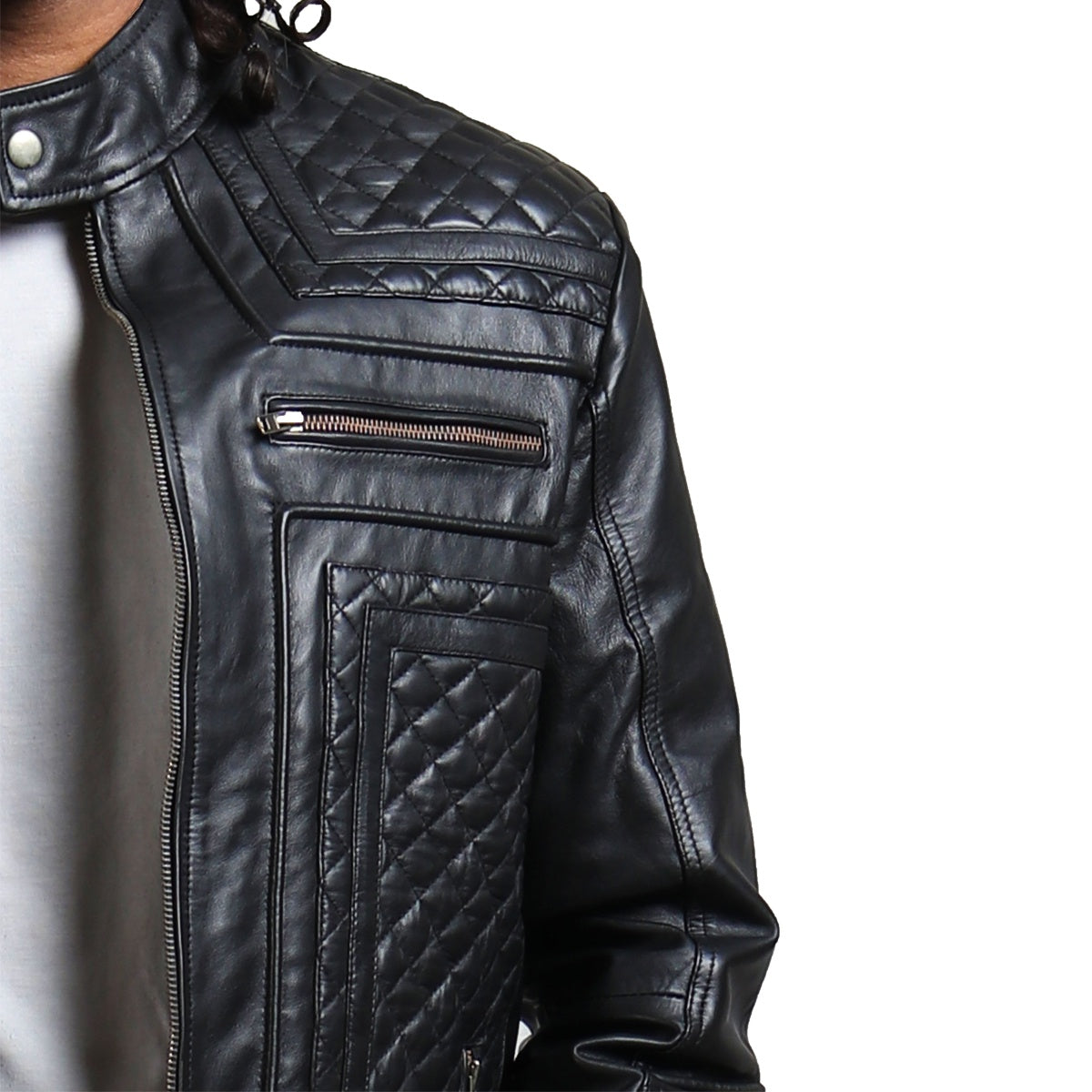 Skull Biker Leather Jacket 