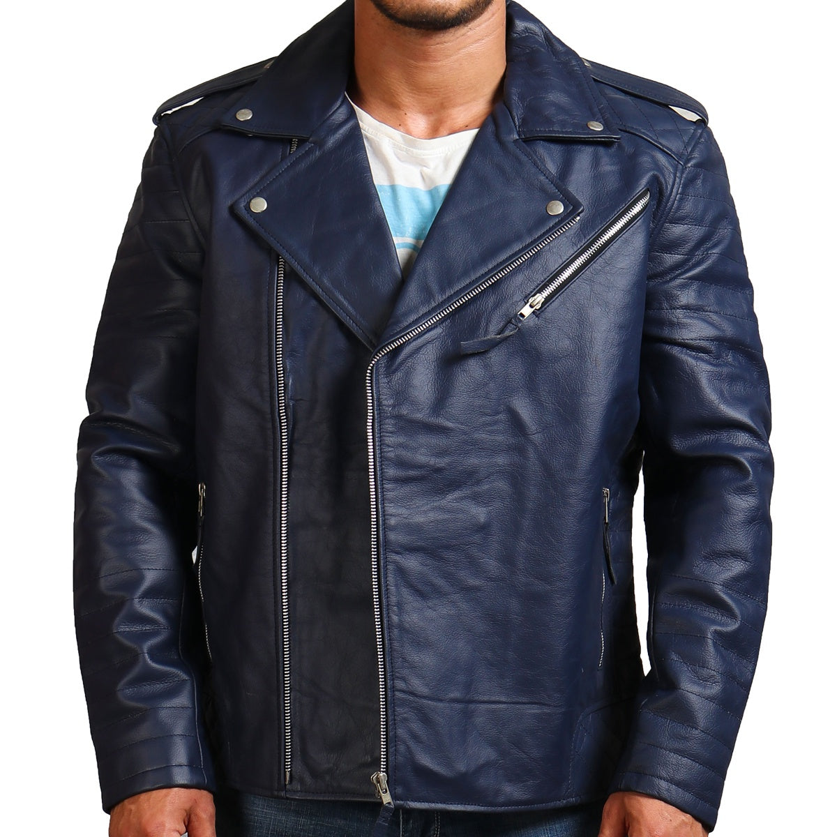 Blue riding store jacket