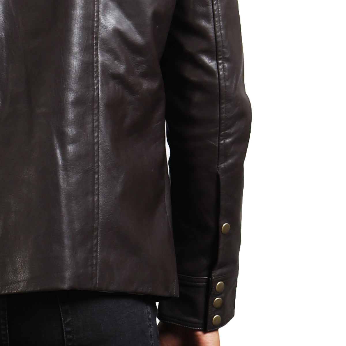 Trucker Dark Brown Vintage Biker Jacket