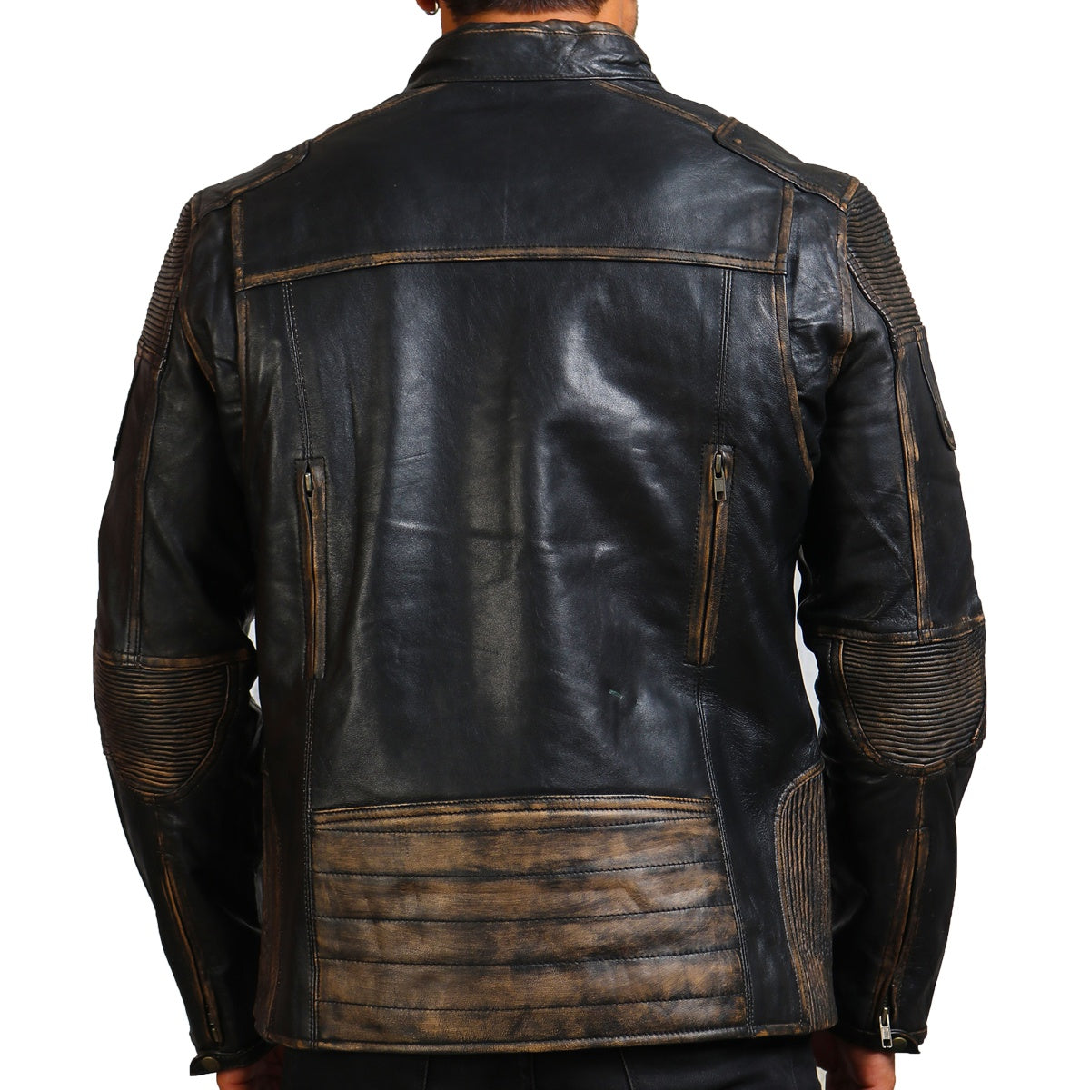 Vintage Biker Leather Jacket