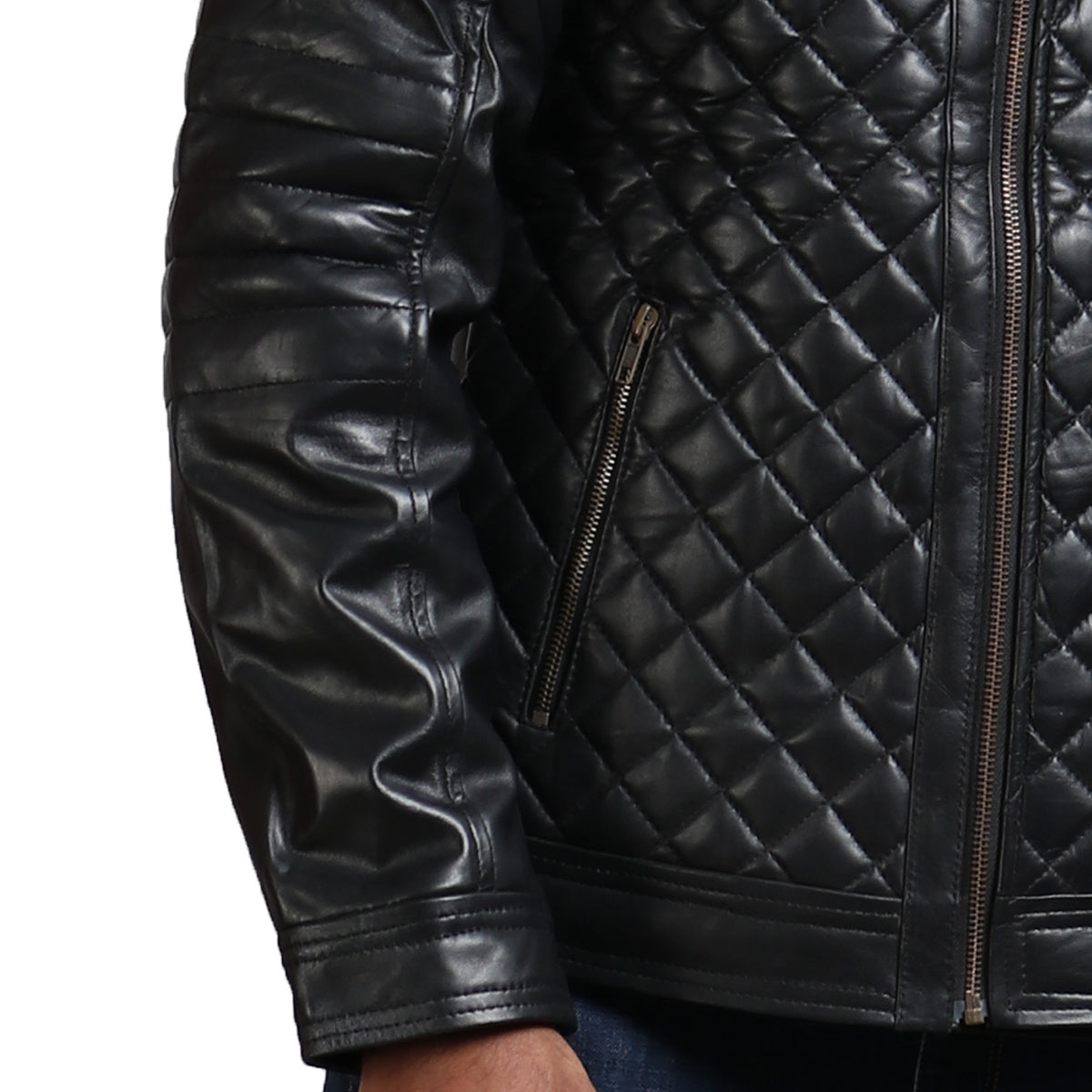 Winter Jacket Black Diamond Quilted