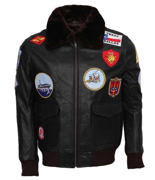 Tom Cruise Top Gun Leather Jacket