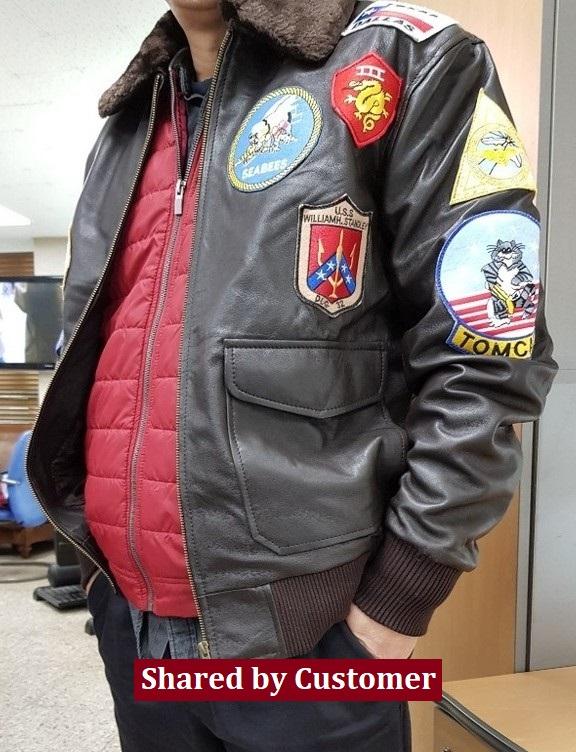 Top Gun Maverick Brigham Lennox Leather Jacket