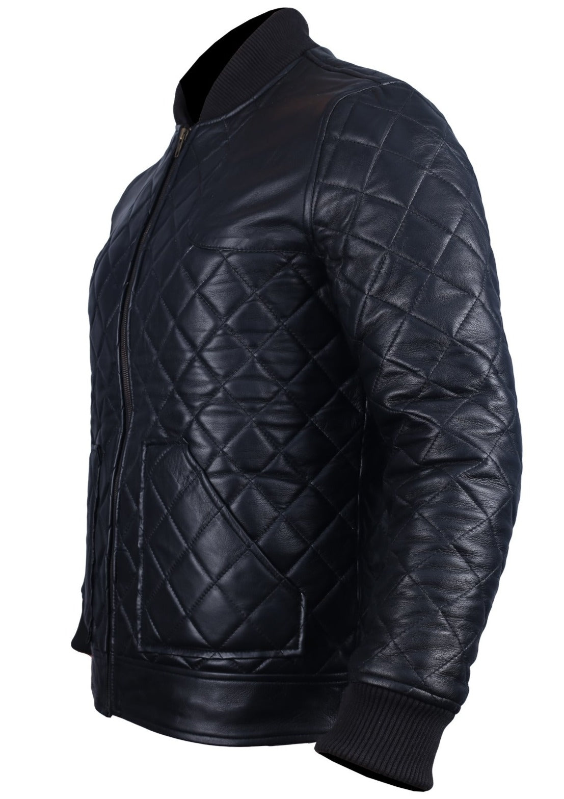 Mens Black Satin Jacket  Quilted Bomber Jacket In Canada