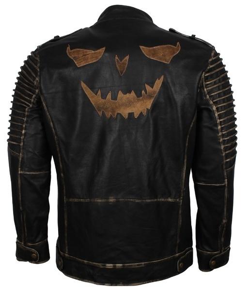 The Killing Joke Scarecrow Cosplay Moto Leather Jacket