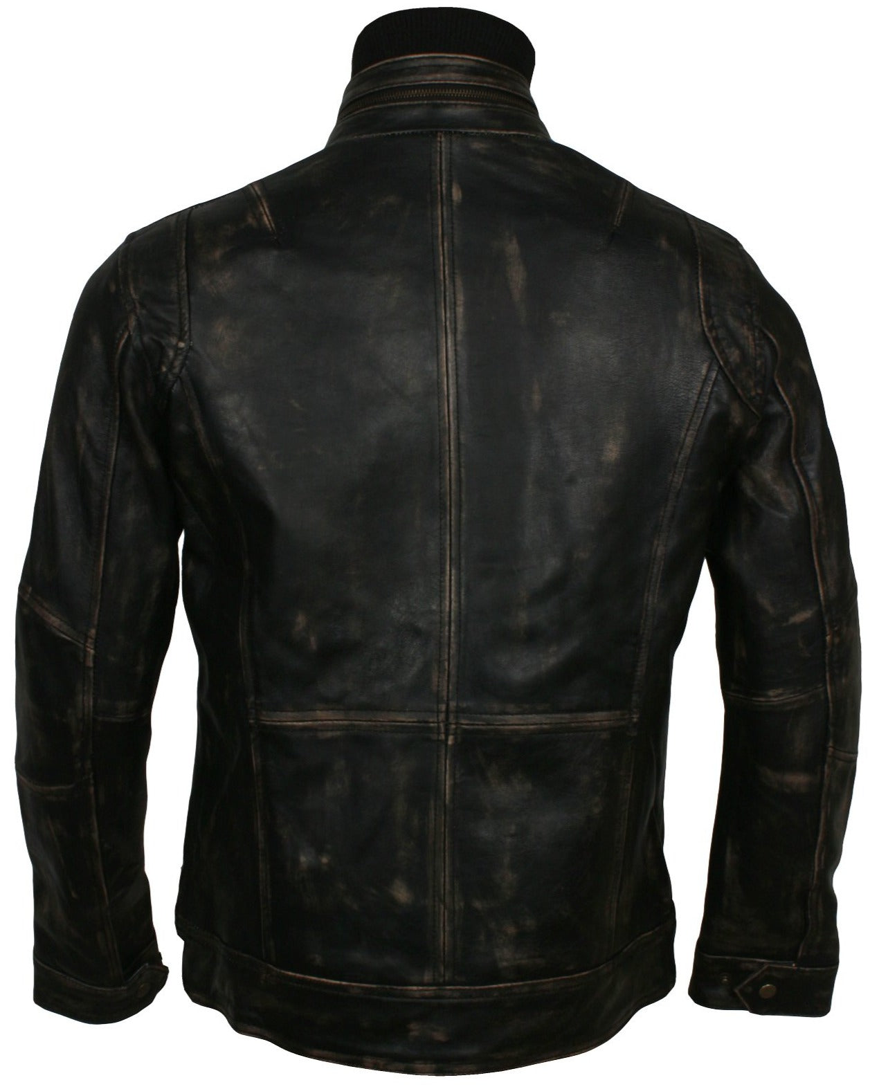 Waxed Moto Jacket Bikers In Leather