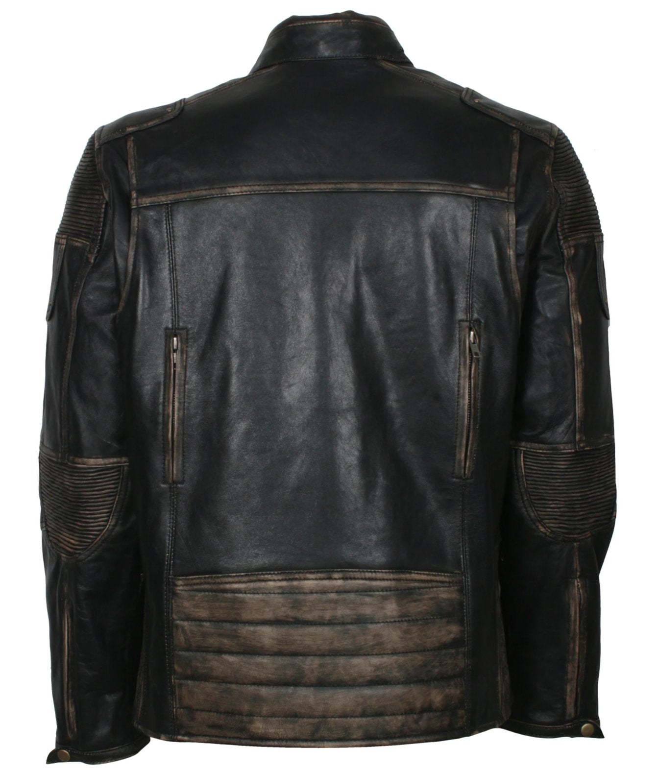 Waxed Moto Jacket Mens Biker