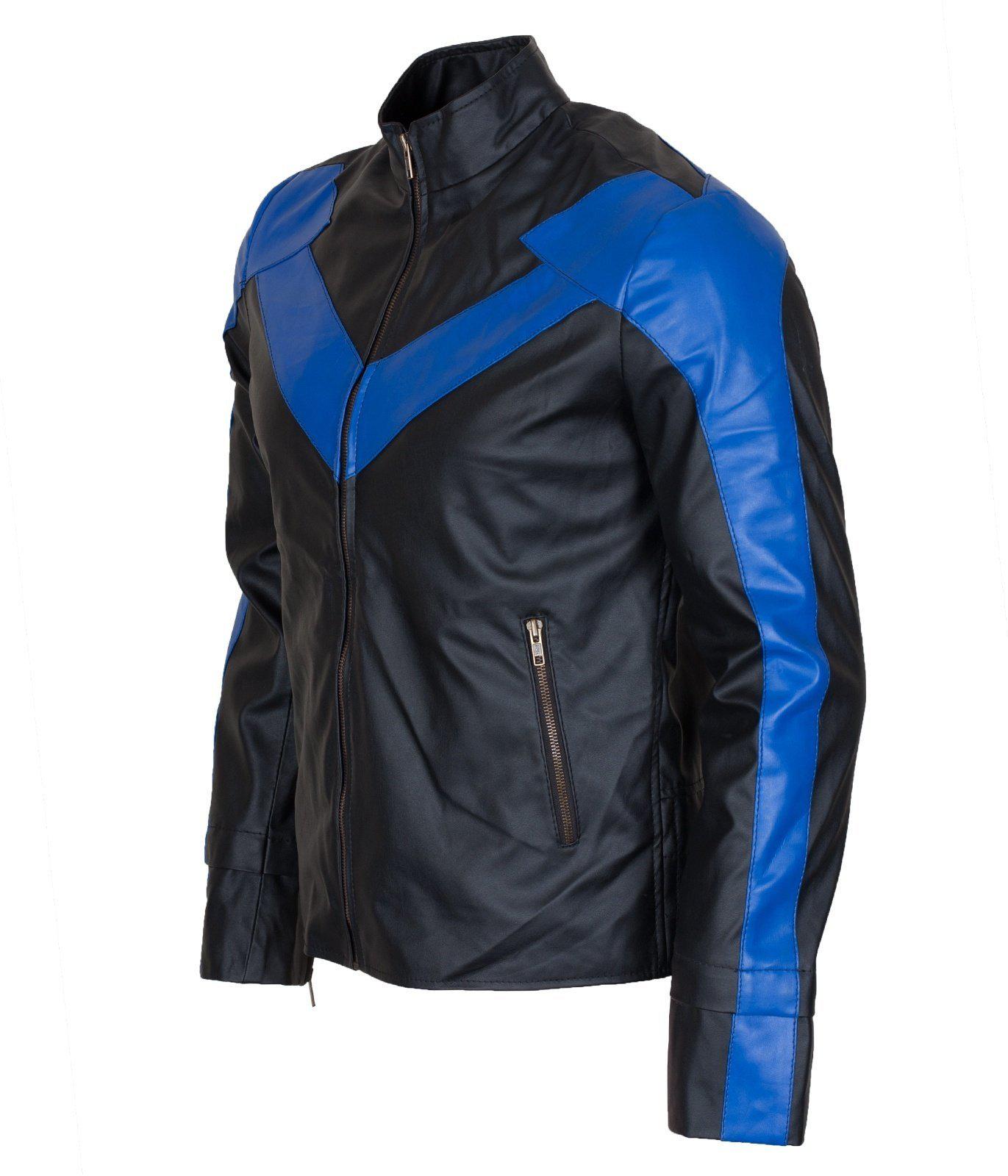 Nightwing Leather Jacket For Mens