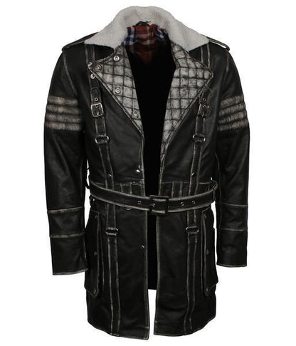 Fallout Black Leather Coat