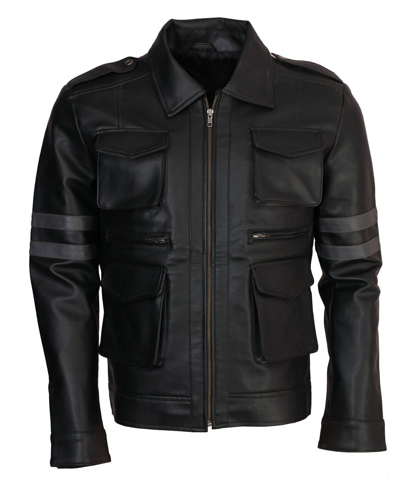 Leon Cosplay Genuine Leather Jacket