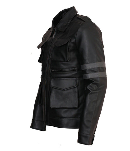 Leon Cosplay Real Leather Jacket