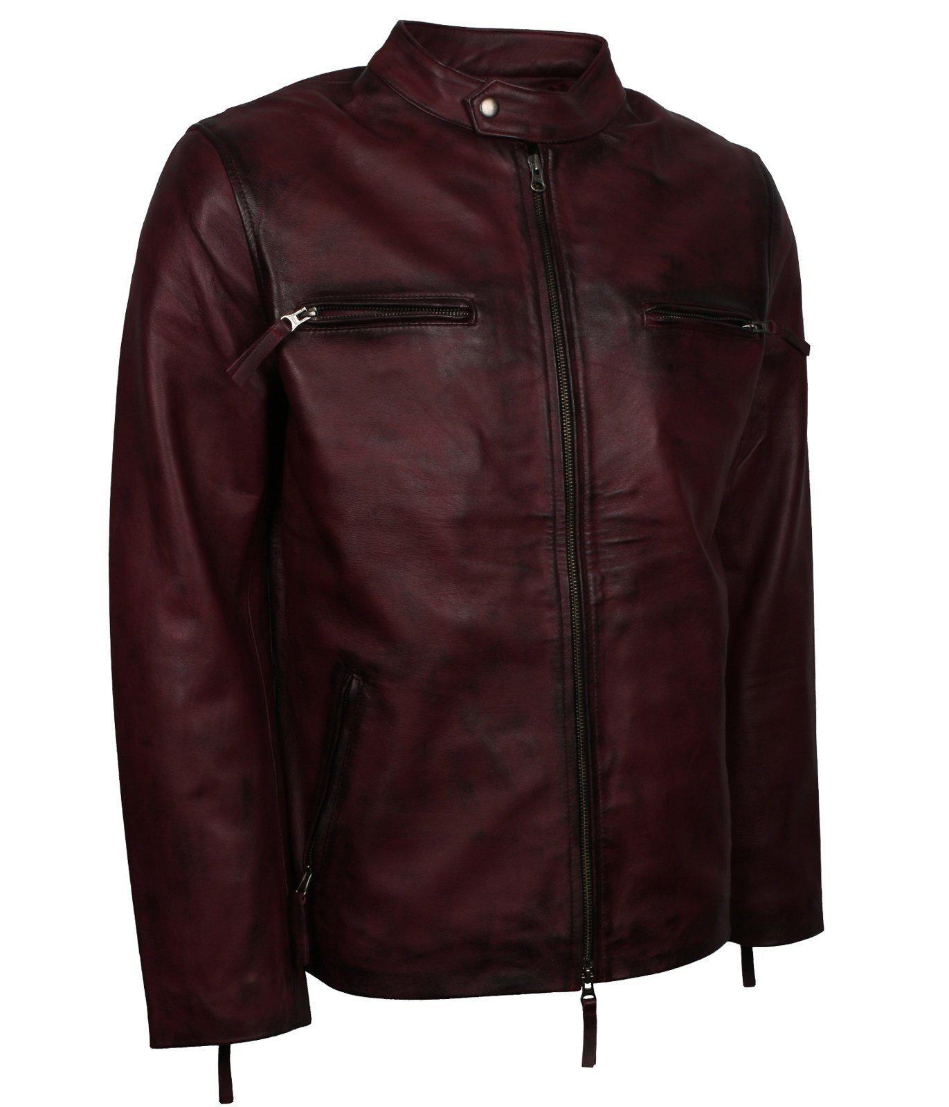 veste homme cuir