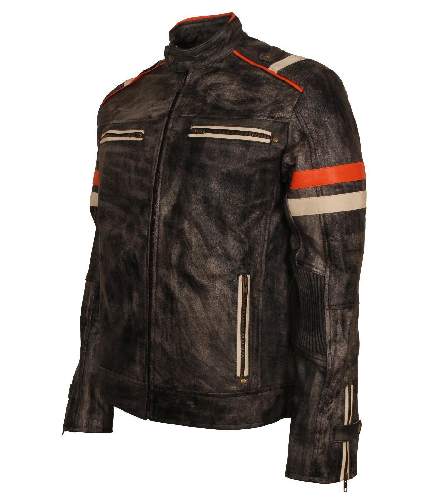 Retro Motorcycle Jacket Blouson Moto