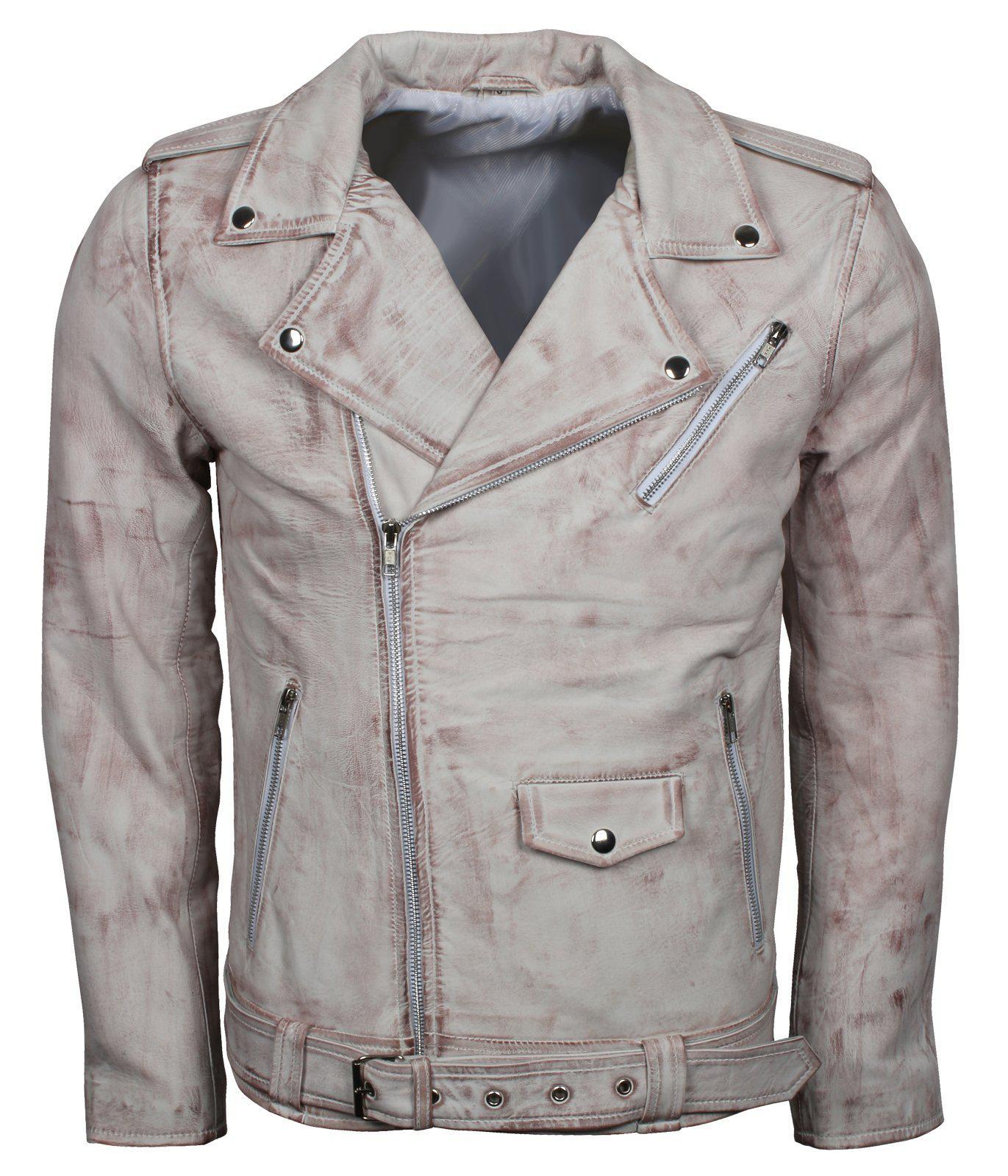 Waxed White Classic Rocker Jacket