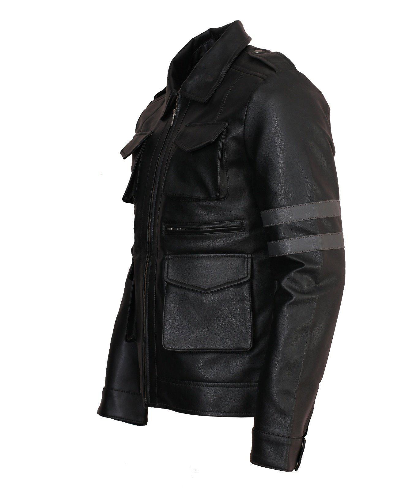 Men's Resident Evil Leon S Kennedy Genuine Leather Jacket – AlexGear
